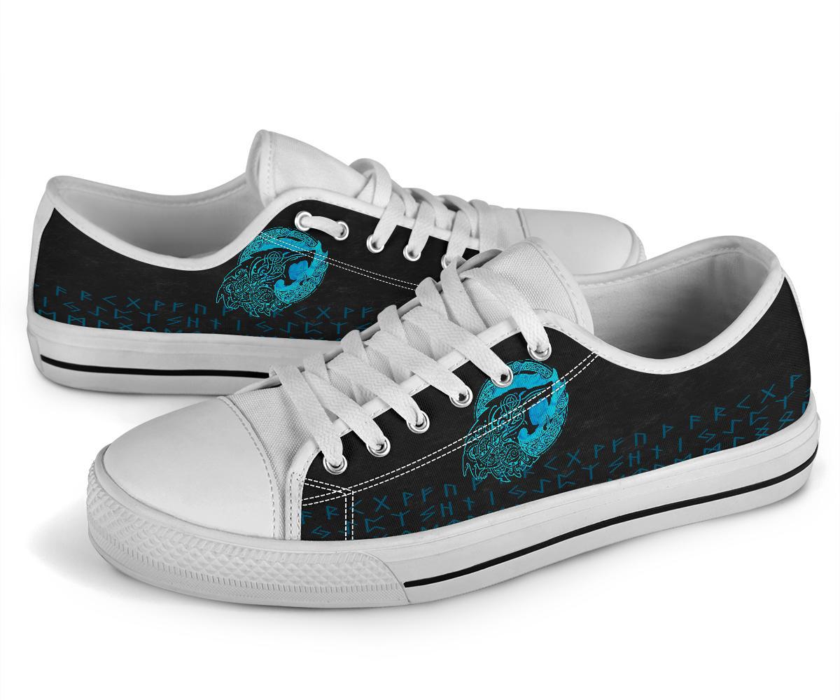 Viking No - Box Economy Low Tops - Fenrir Wolf Cyan RLT12