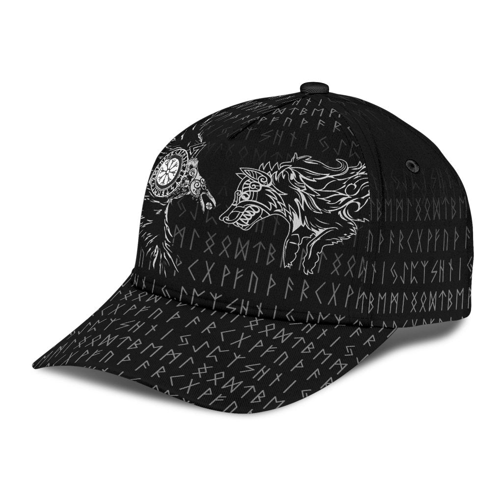 Viking Classic Cap Raven and Wolf Special Tattoo RLT12