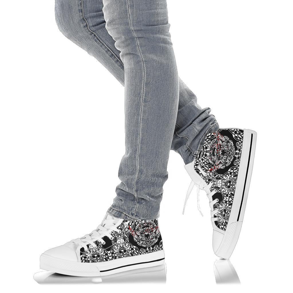 Viking High Top Shoes, Raven Blood RLT12
