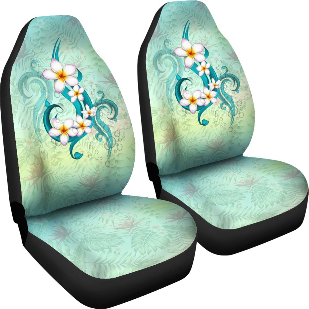 Hawaiian Car Seat Covers - Hawaii Plumeria Flower