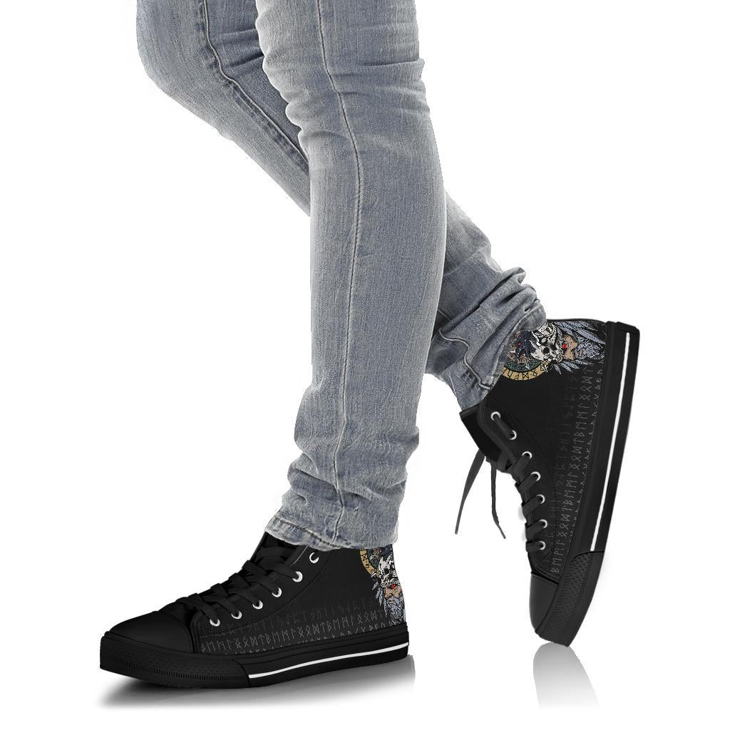 Viking Odin Raven High Top Shoes RLT12