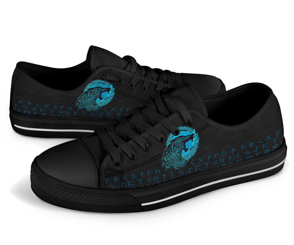 Viking No - Box Economy Low Tops - Fenrir Wolf Cyan RLT12