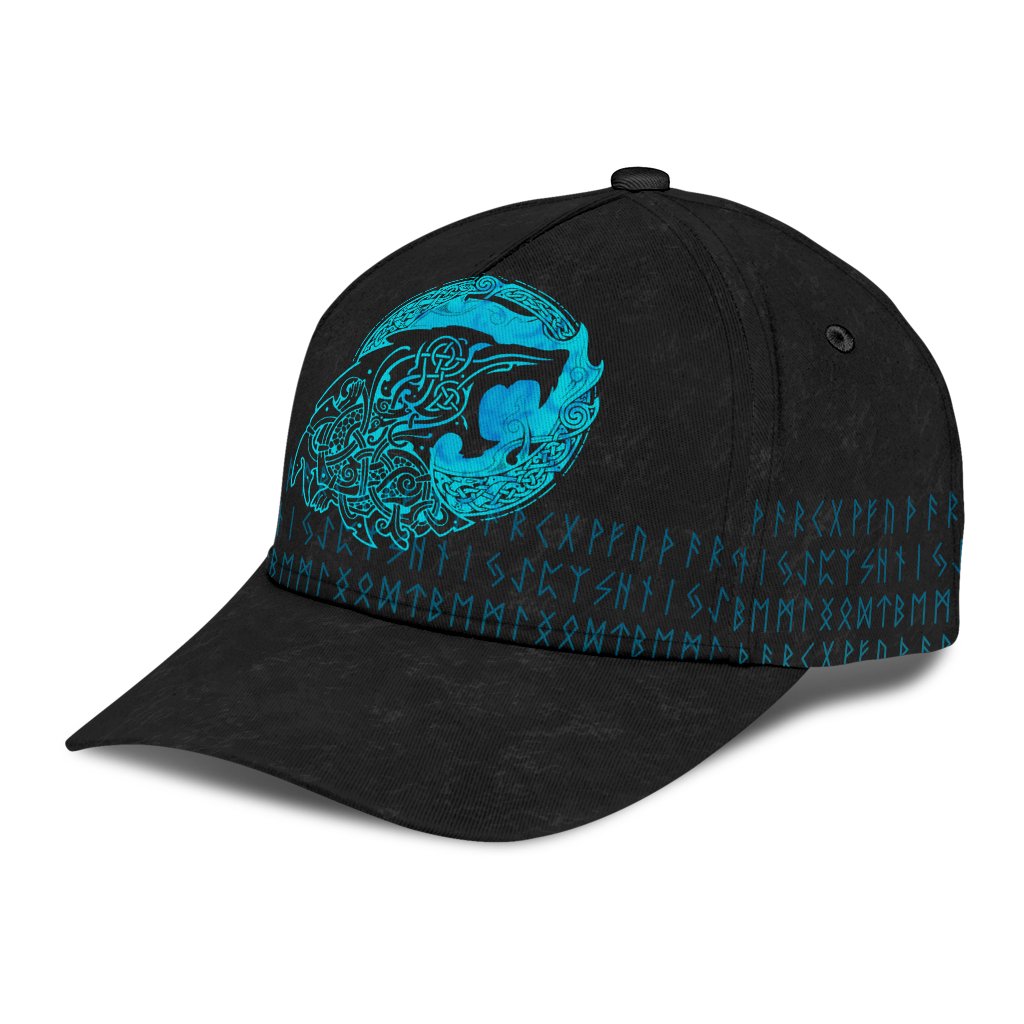 Viking Classic Cap Fenrir Wolf Cyan RLT12