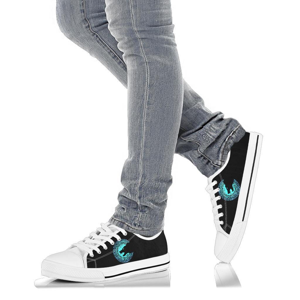 Viking Low Top Shoes Fenrir Norse Wolf RLT12