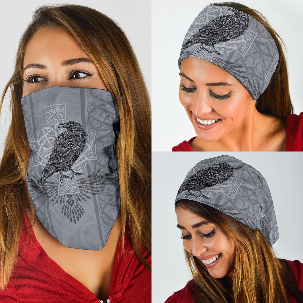 Viking Bandana 3 Pack Odin's Celtic Raven Scandinavian Tattoo Style RLT12
