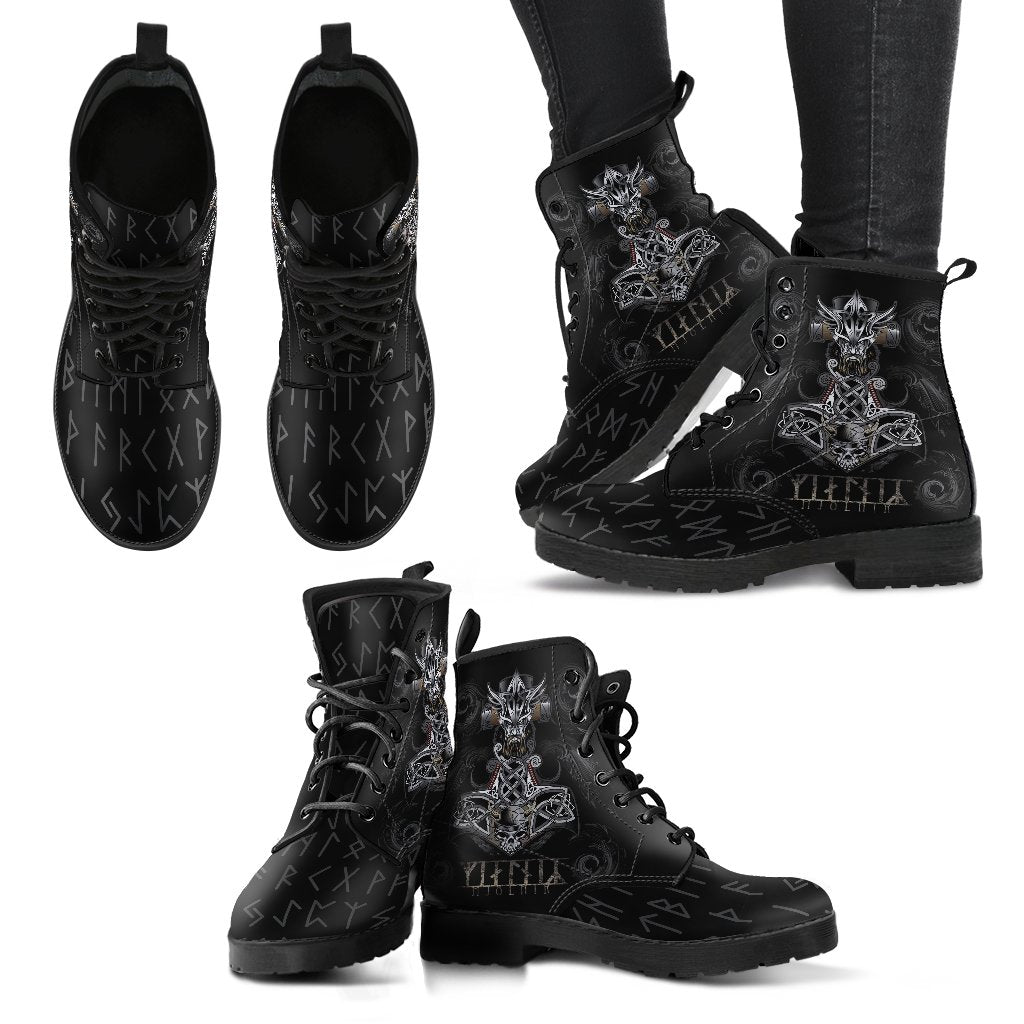 Viking Leather Boots Mjolnir RLT12