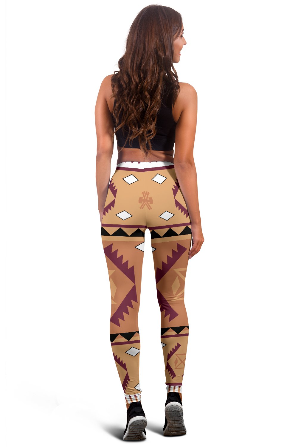 Pink Purple Pattern Native American Women's Leggings LT10