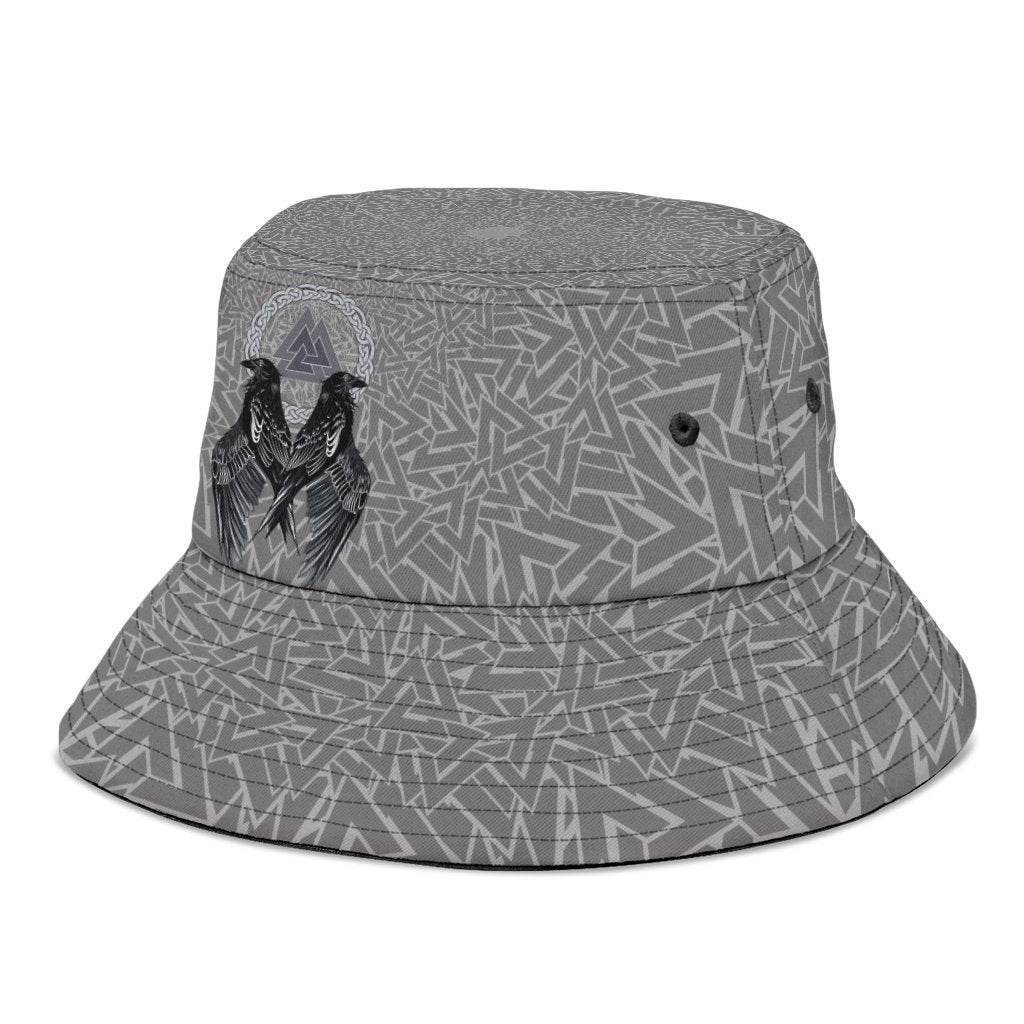 Viking Bucket Hat Raven Valknut RLT12