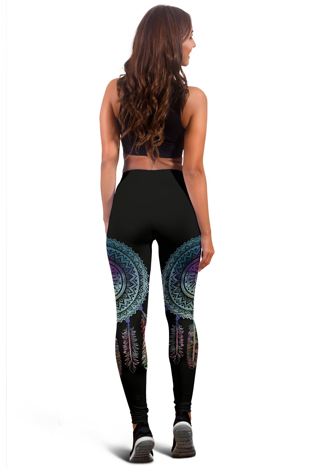 Mandala Dreamcatcher Colorful Native American Women's Leggings LT10