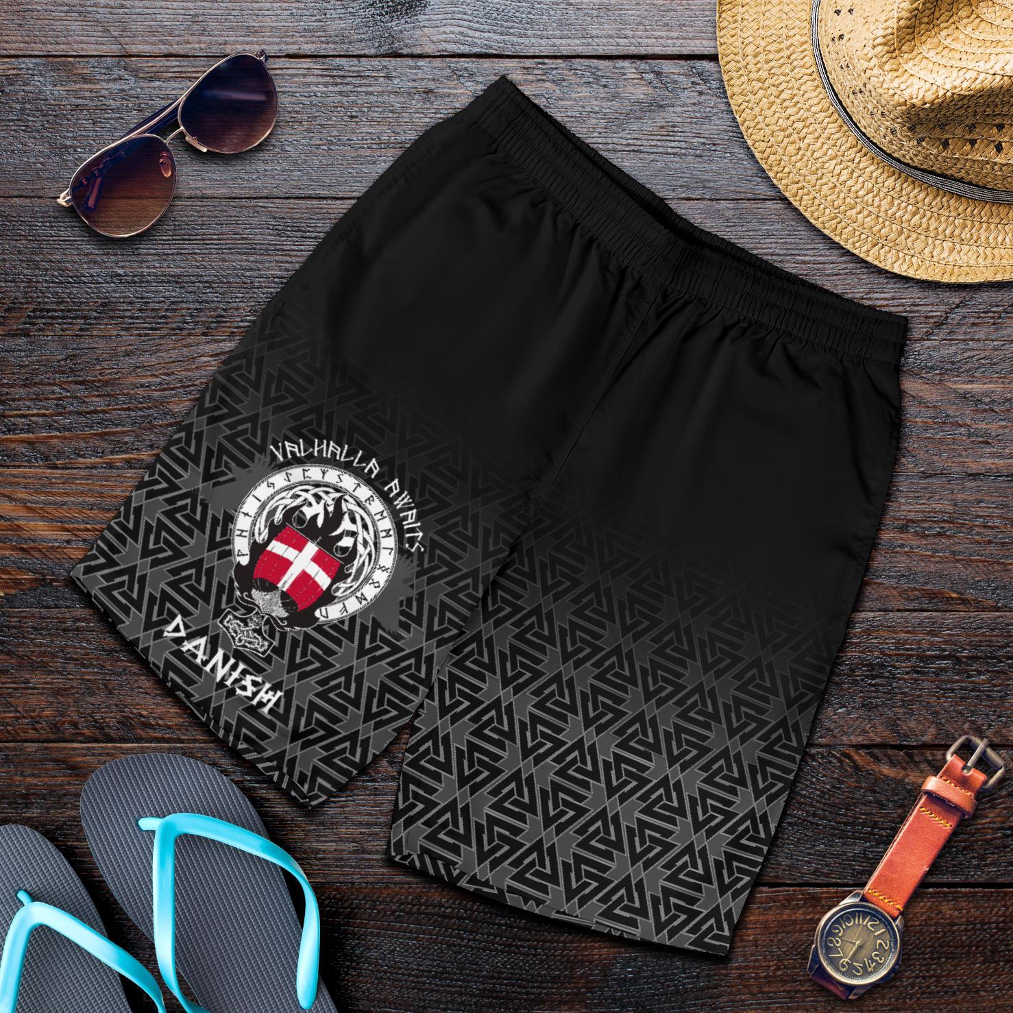 Viking All Over Print Men's Shorts Danish Drakkar RLT12