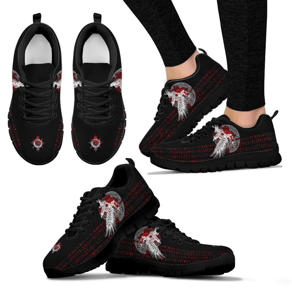 Viking Sneakers - Mystical Raven Tattoo Blood RLT12