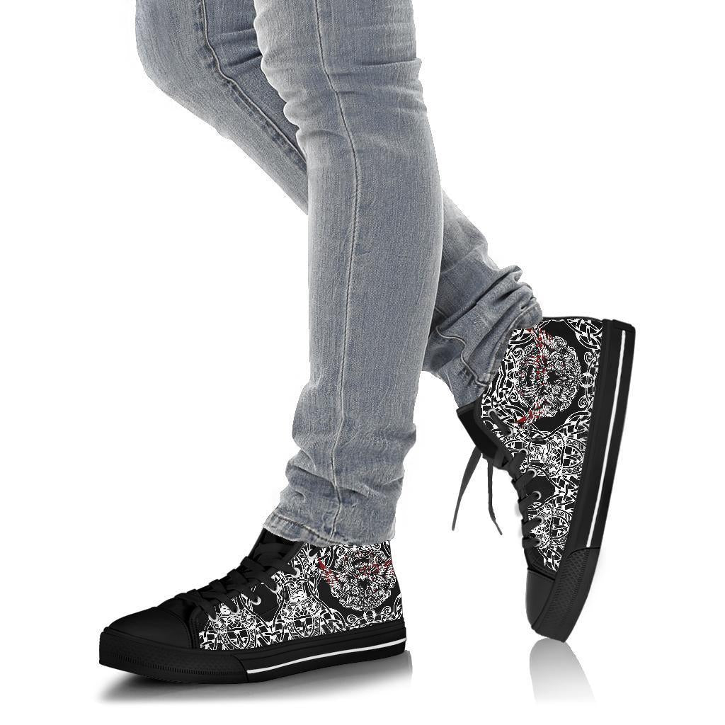 Viking High Top Shoes, Raven Blood RLT12