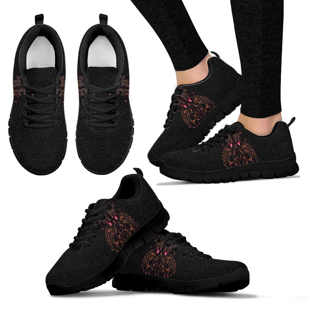 Viking Sneakers, Odin God Furthark Tattoo Special RLT12