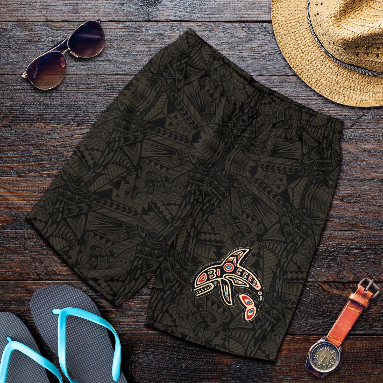 Canada Haida Killer Whale Haida Men's Shorts
