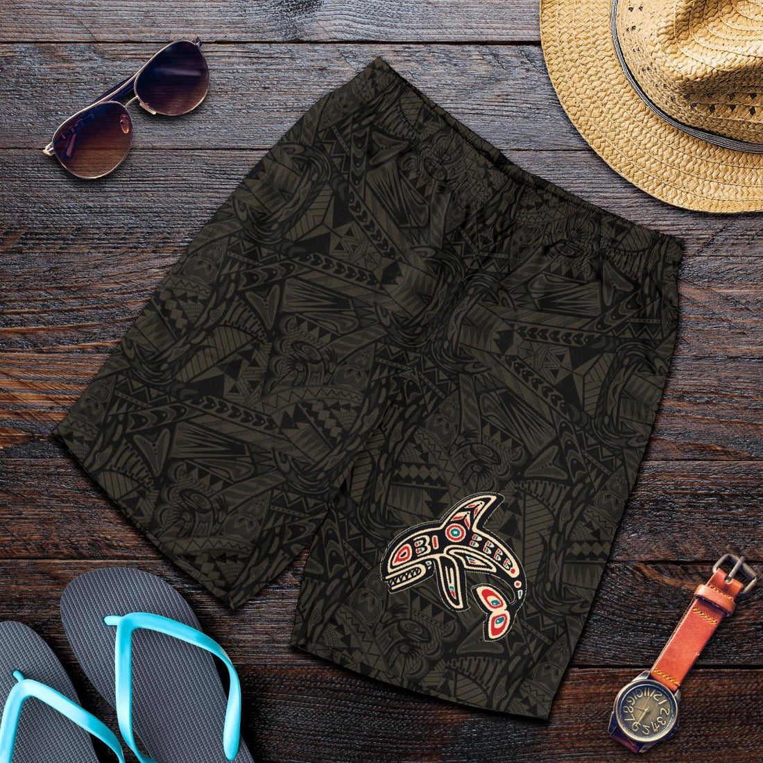 Canada Haida Killer Whale Haida Men's Shorts