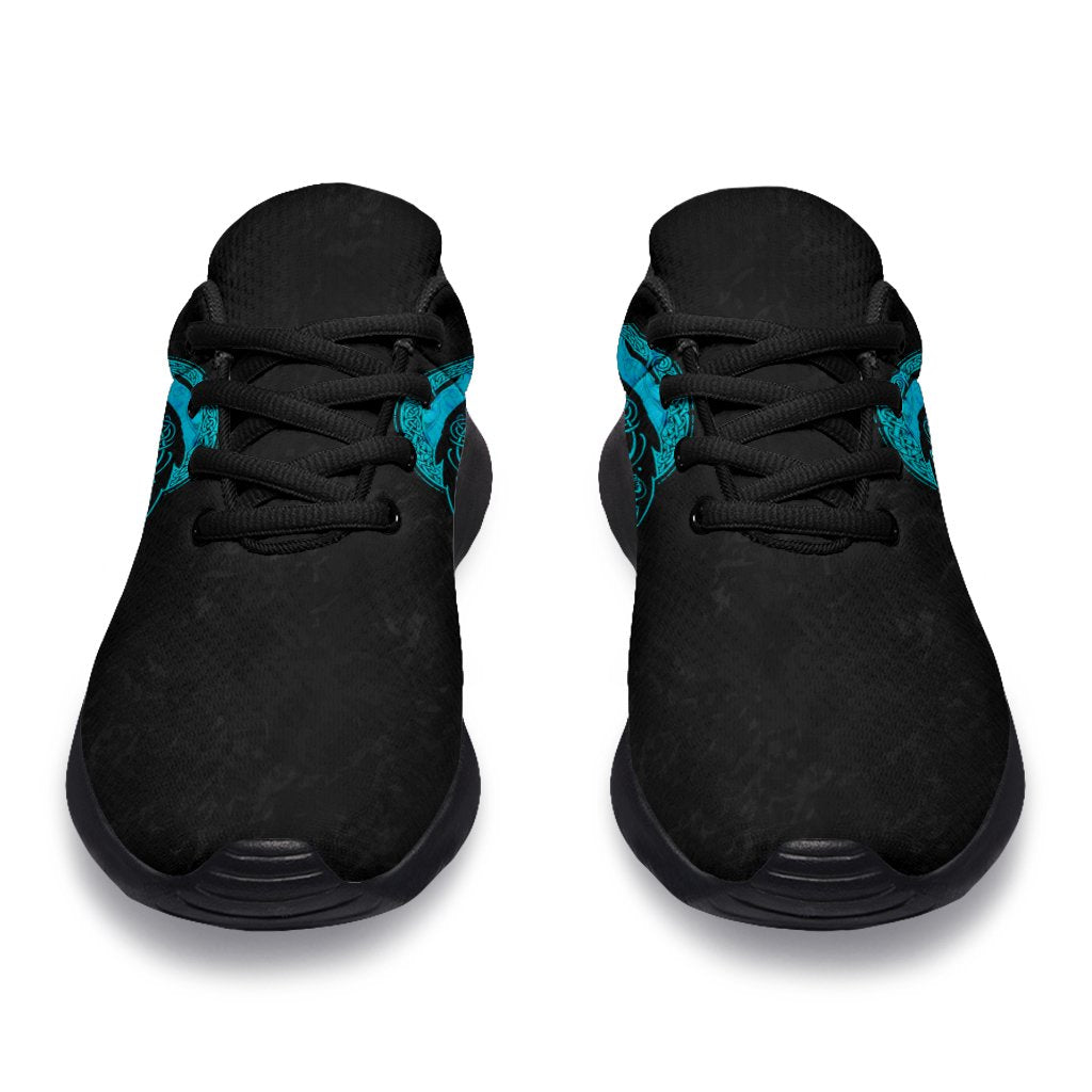 Viking Sport Sneakers - Fenrir Wolf Cyan RLT12