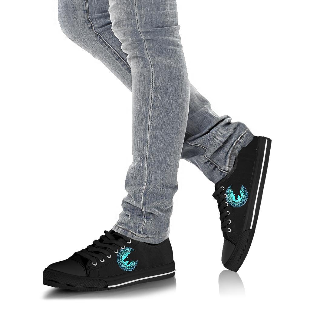 Viking Low Top Shoes Fenrir Norse Wolf RLT12