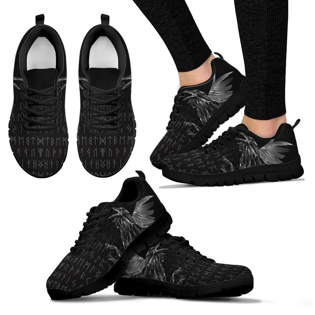 Viking Sneakers - Odin Huginn and Muninn Rune RLT12