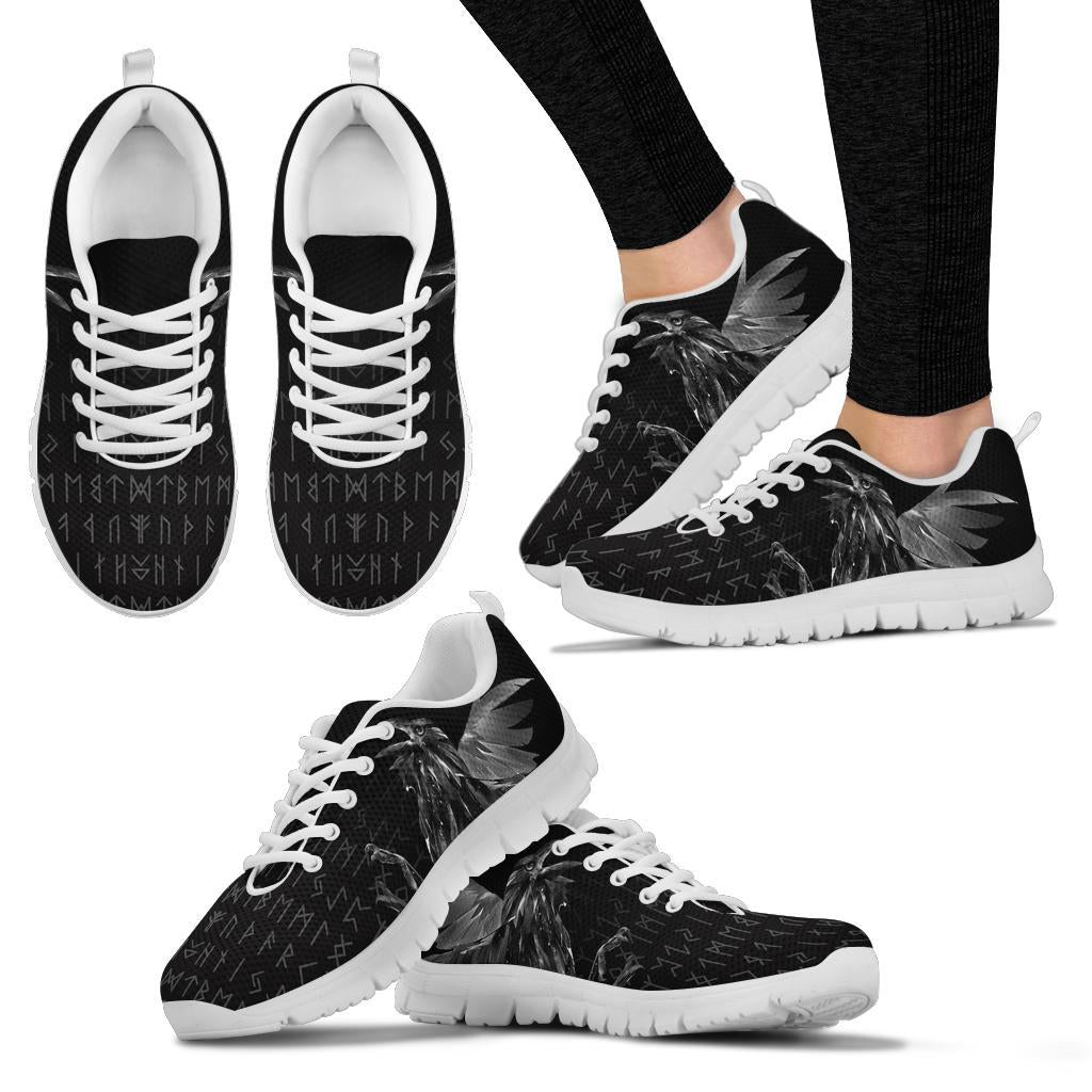 Viking Sneakers - Odin Huginn and Muninn Rune RLT12