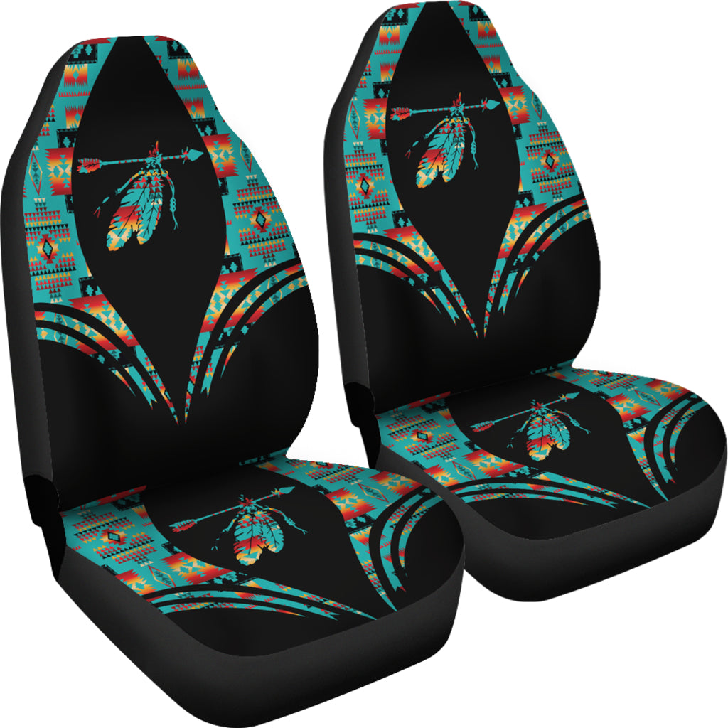 Pattern Feather Native American Car Seat Cover LT10