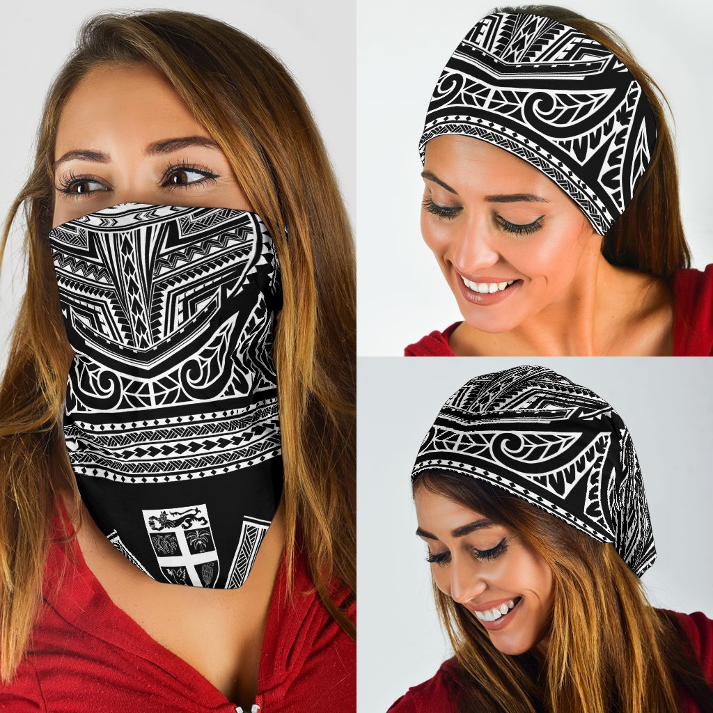 Fiji State Bandana 3-Pack Nation Warrior White - AH