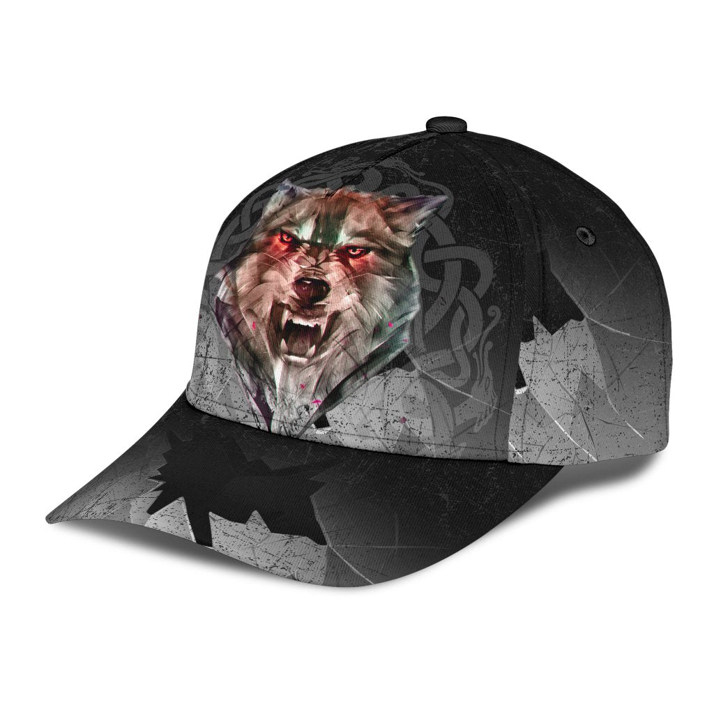 Viking Classic Cap Fenrir Norse Wolf RLT12