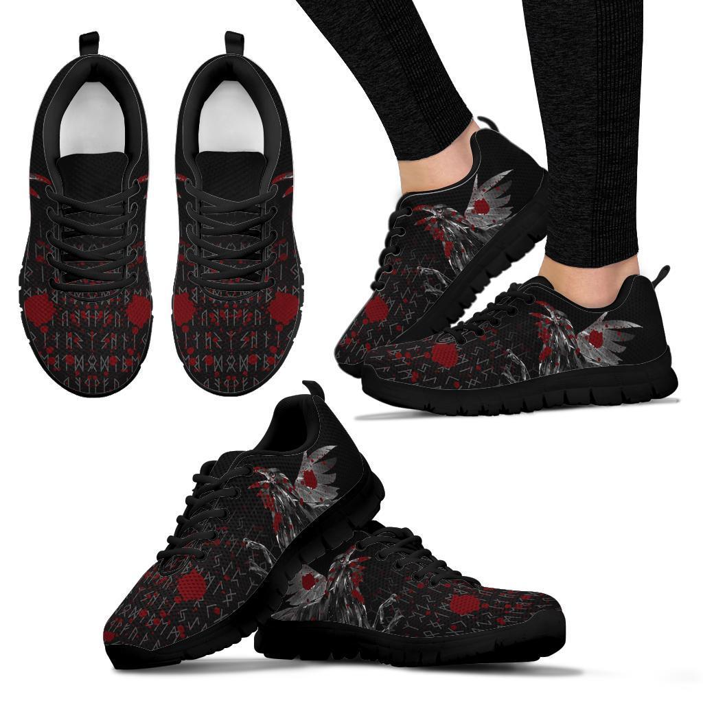 Viking Sneakers - The Raven Of Odin Rune Blood RLT12