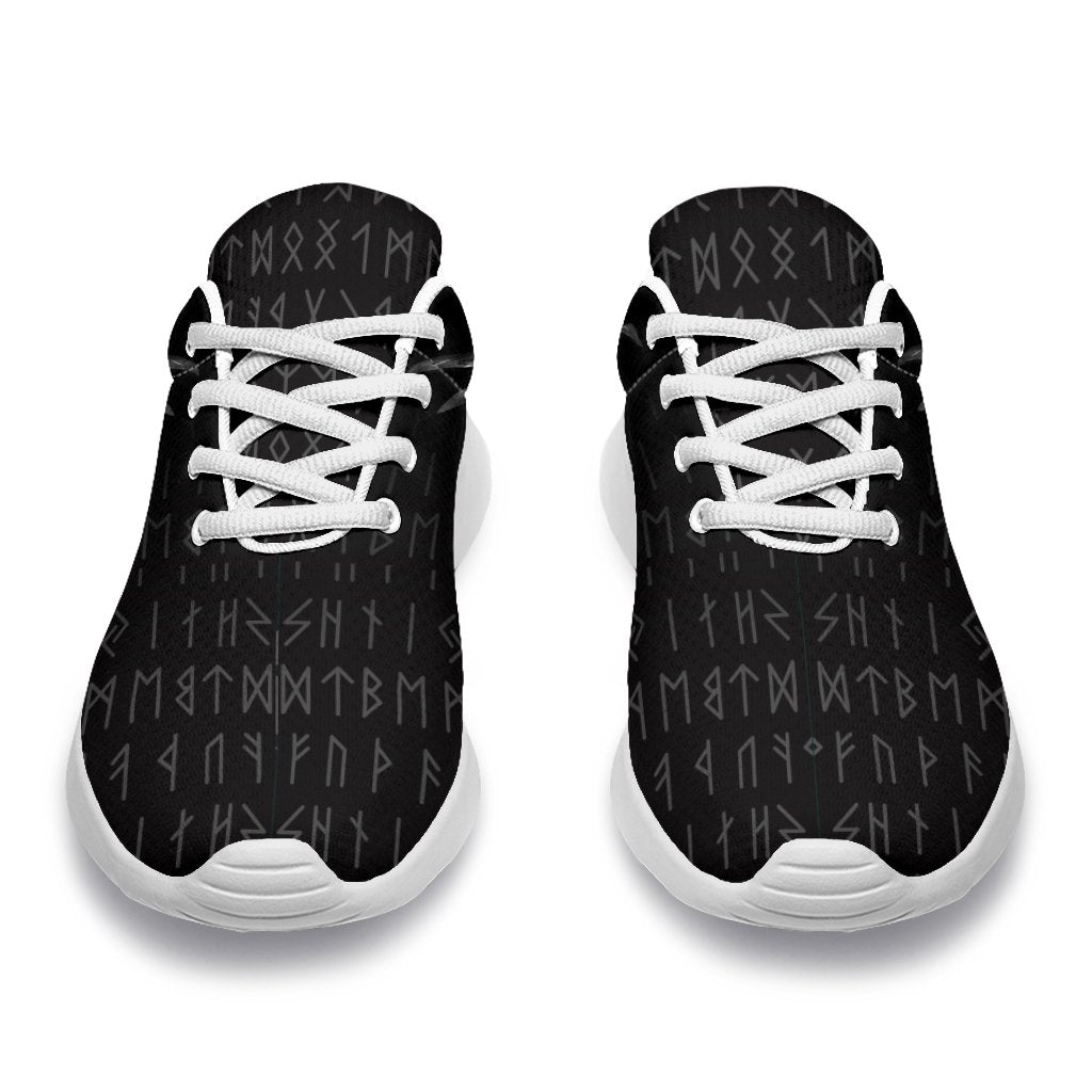 Viking Sporty Sneakers - The Raven Of Odin Rune RLT12