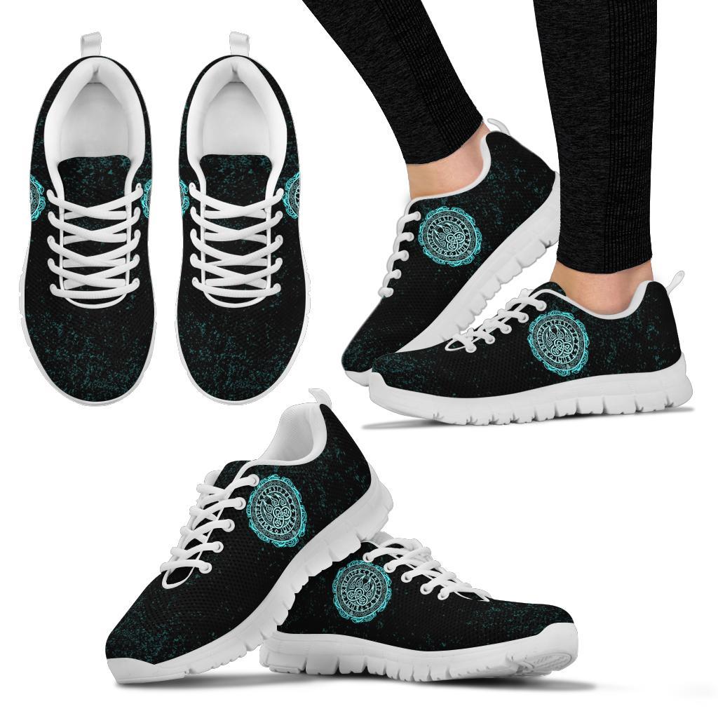 Viking Sneakers - Viking Bear Claws Cyan Tattoo RLT12