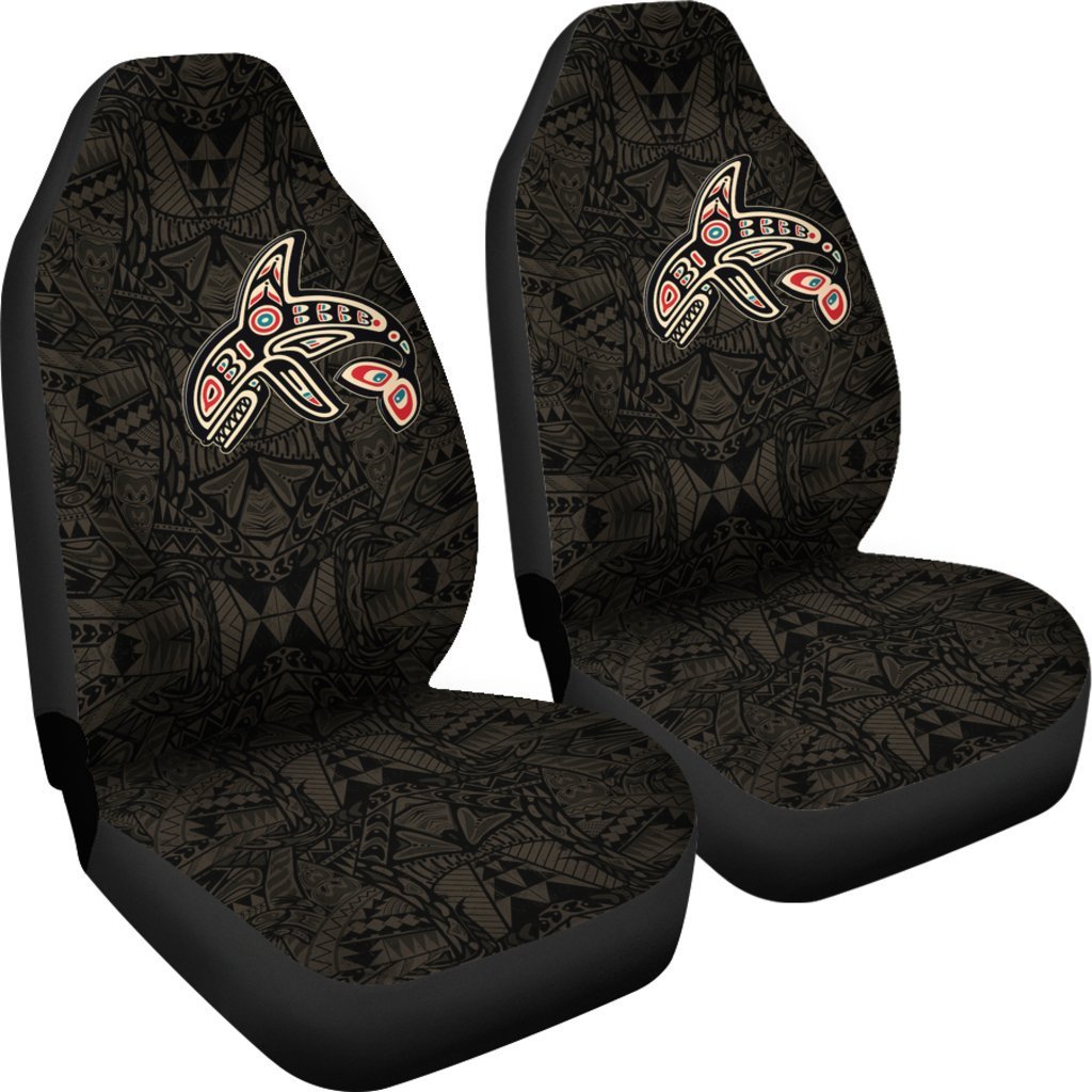 Canada Haida Killer Whale Haida Car Seat Covers