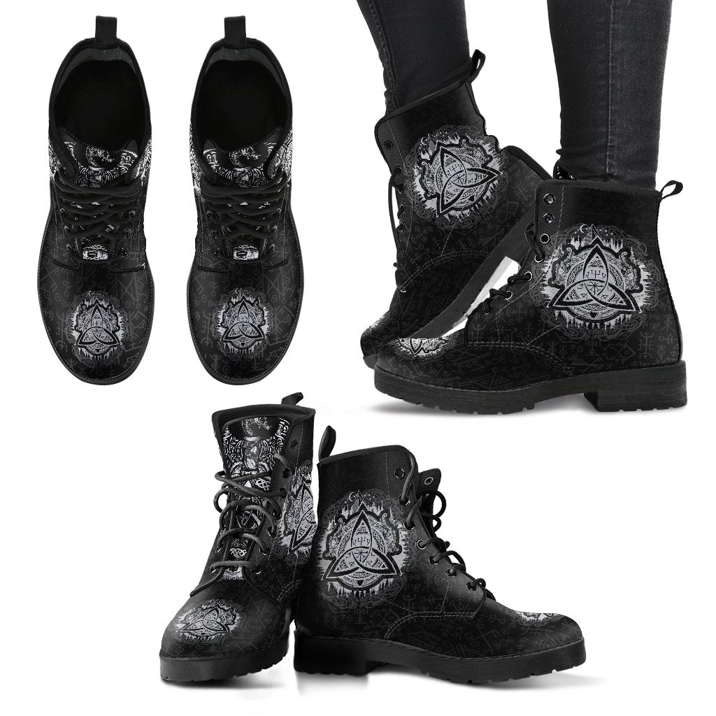 Viking Leather Boots Dragon Celtic RLT12