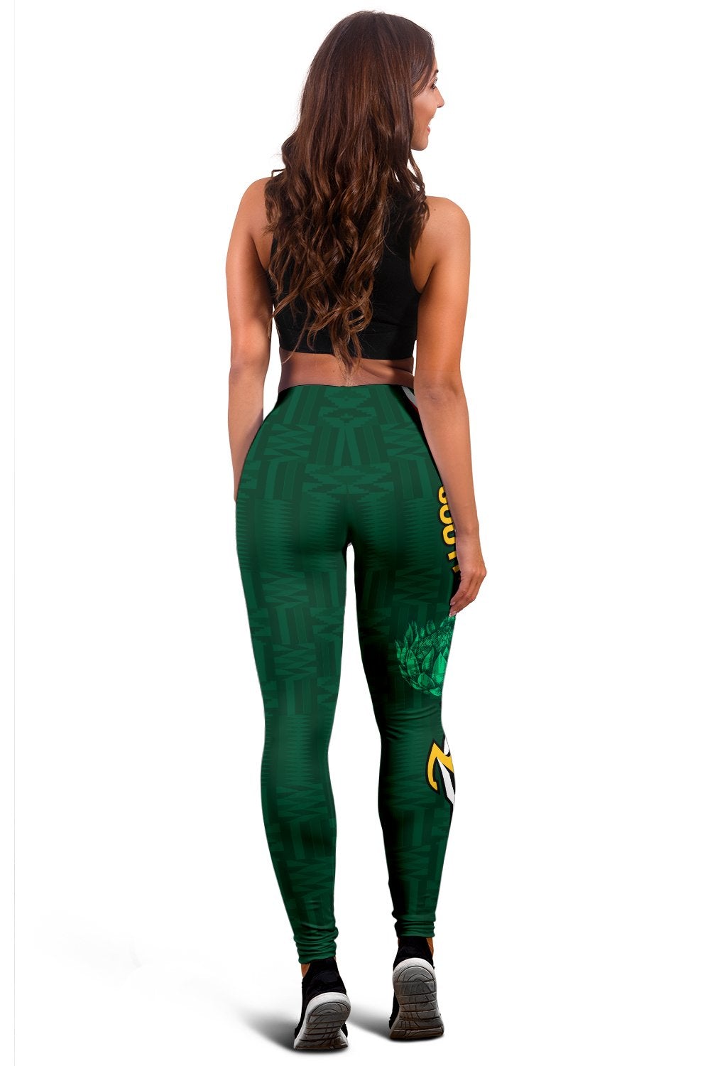 South Africa Leggings Springboks Rugby Be Unique Green