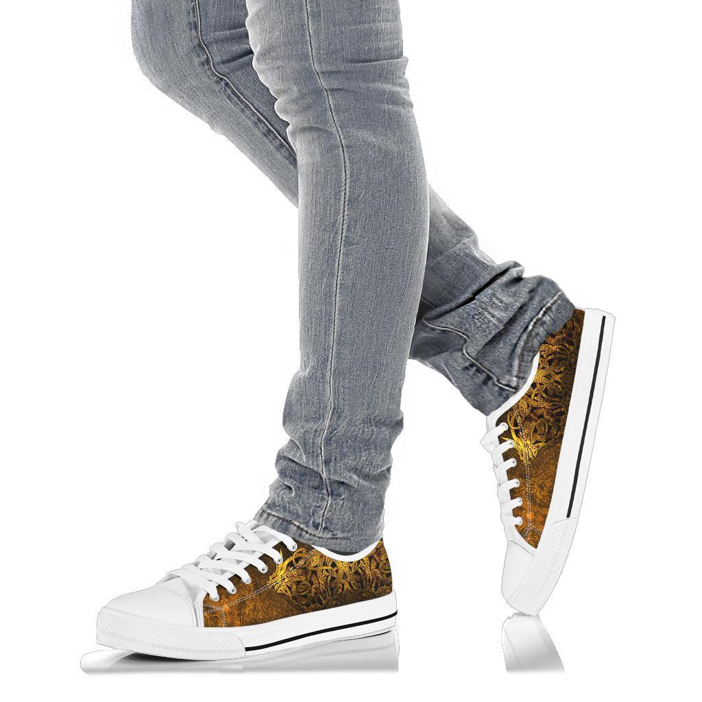 Viking Low Top Shoes Celtic Dragon Tattoo RLT12