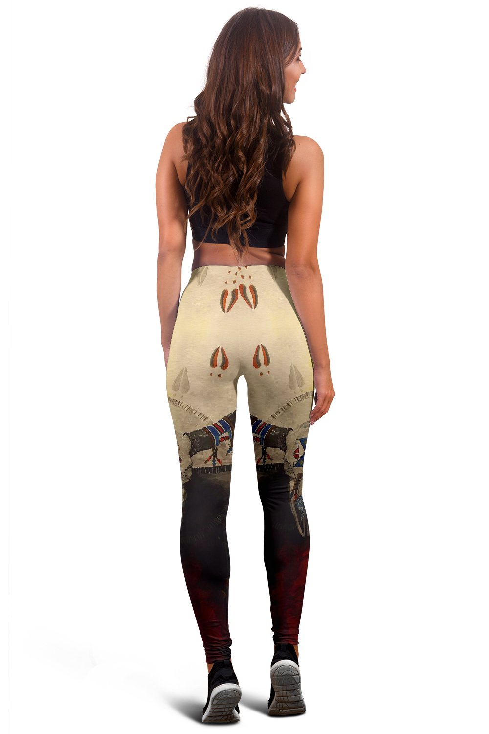 Bison Medicine Wheels Native American Women's Leggings LT10