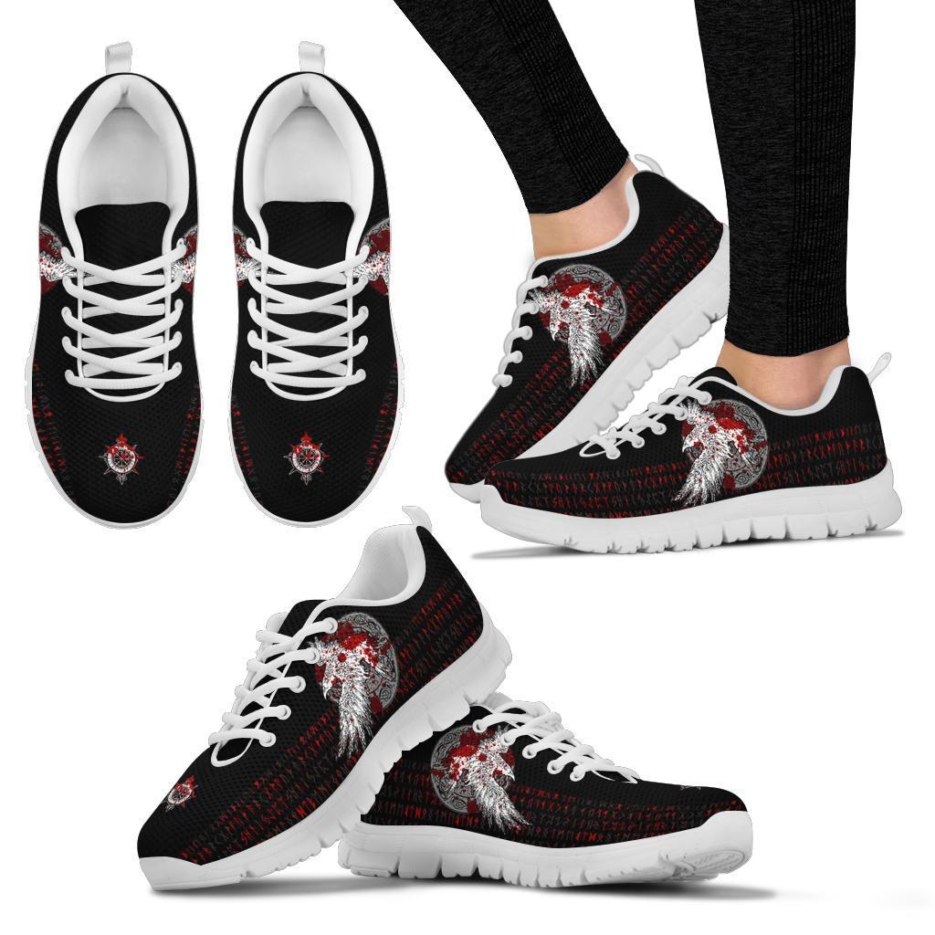 Viking Sneakers - Mystical Raven Tattoo Blood RLT12