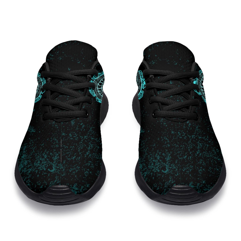 Viking Sport Sneakers - Viking Bear Claws Cyan Tattoo RLT12