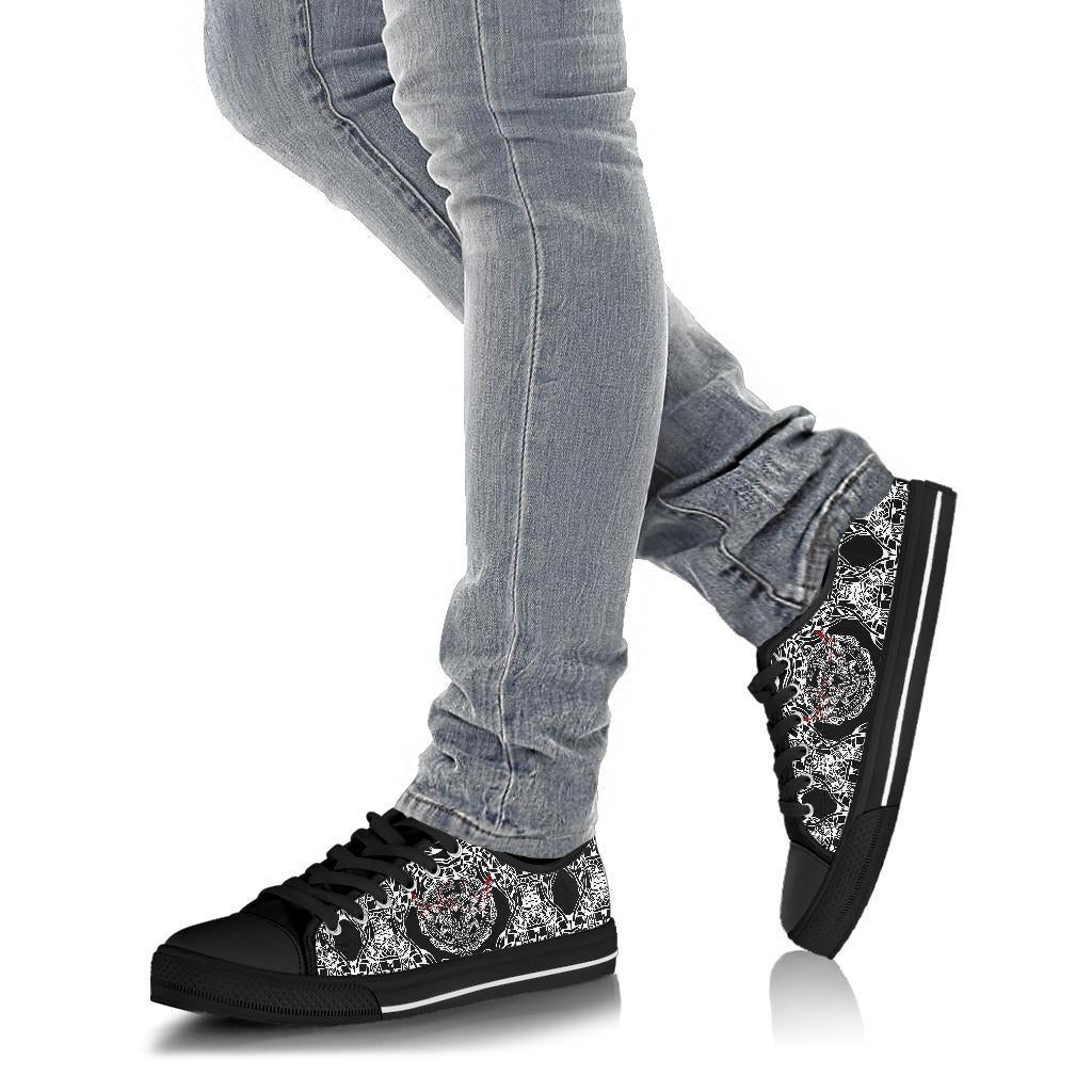 Viking Low Top Shoes, Raven Blood RLT12