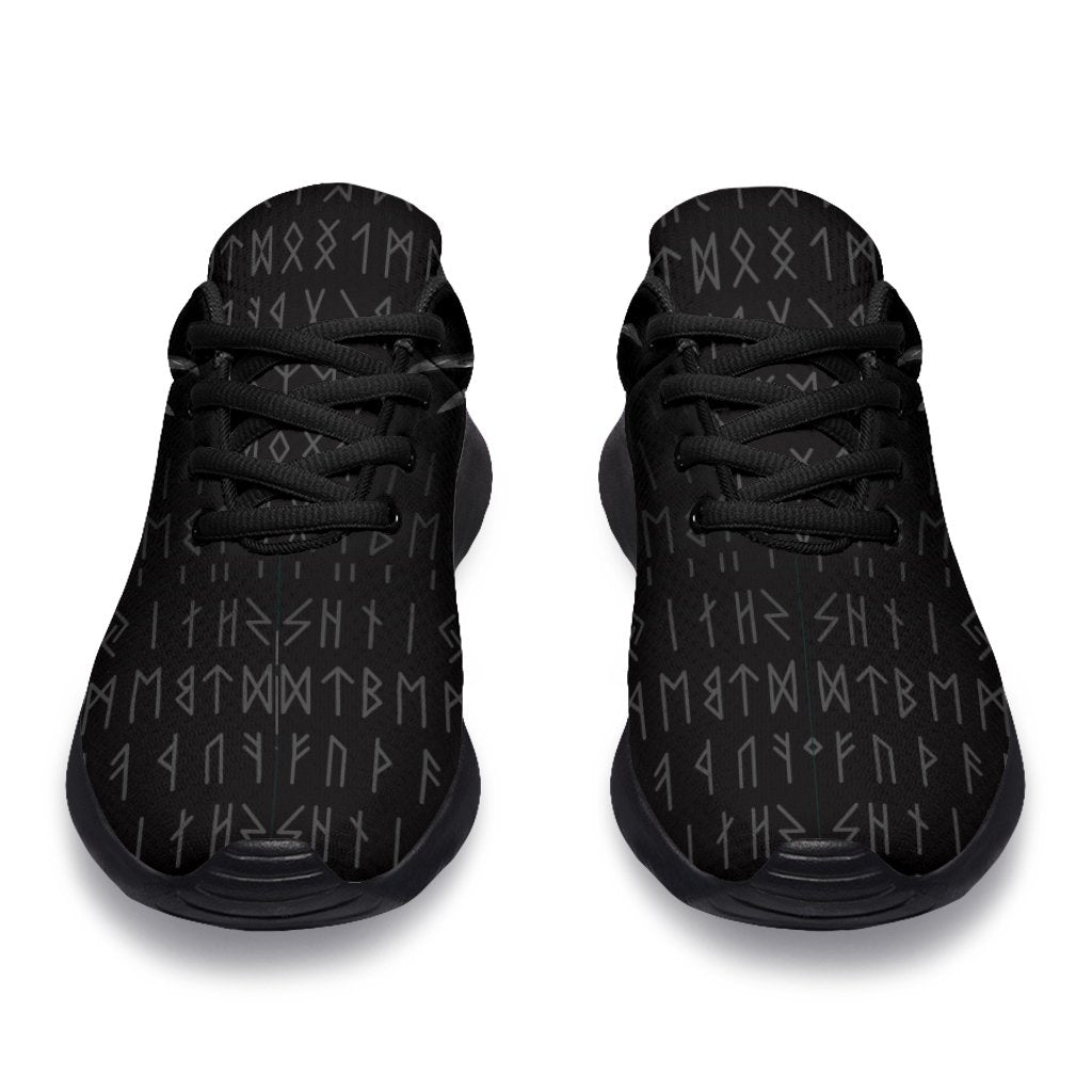 Viking Sporty Sneakers - The Raven Of Odin Rune RLT12