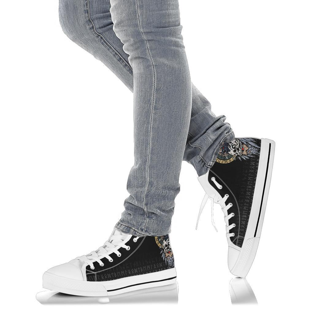 Viking Odin Raven High Top Shoes RLT12