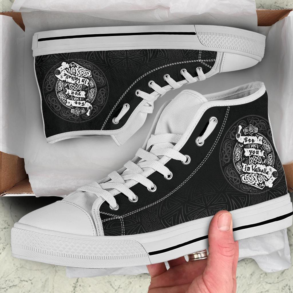 Viking High Top Shoes See You In Valhalla RLT12