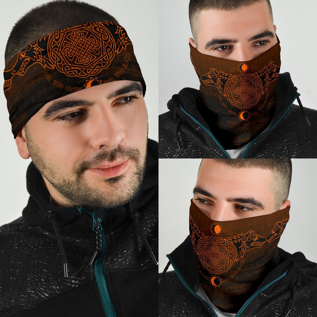 Viking Bandana 3 Pack, Skoll and Hati Orange RLT12