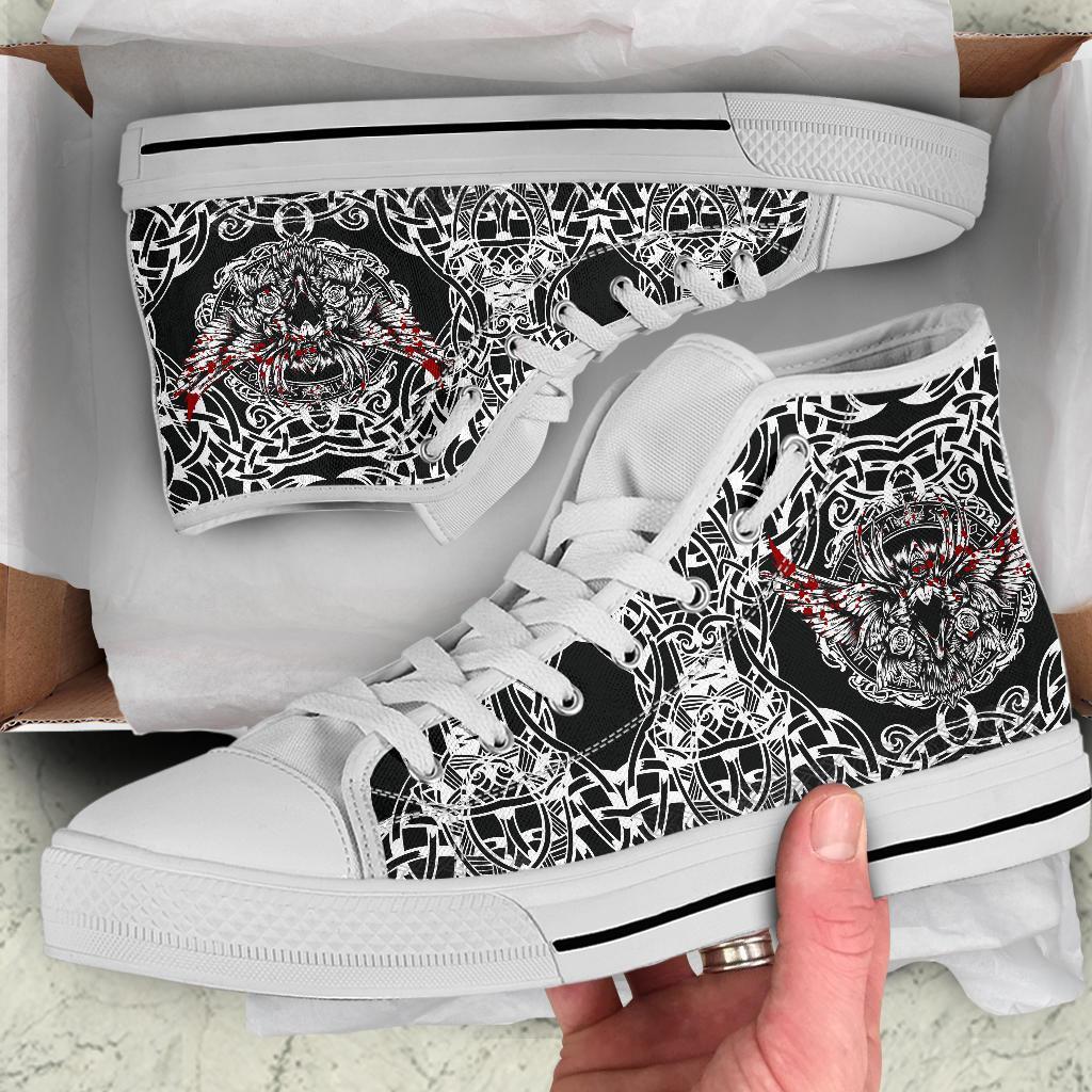 Viking High Top Shoes, Raven Blood RLT12