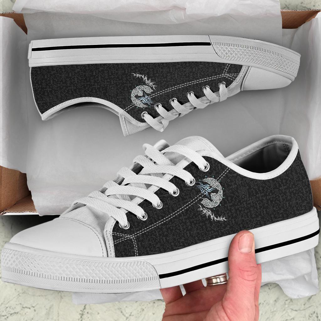 Viking Fenrir Wolf Low Top Shoes RLT12