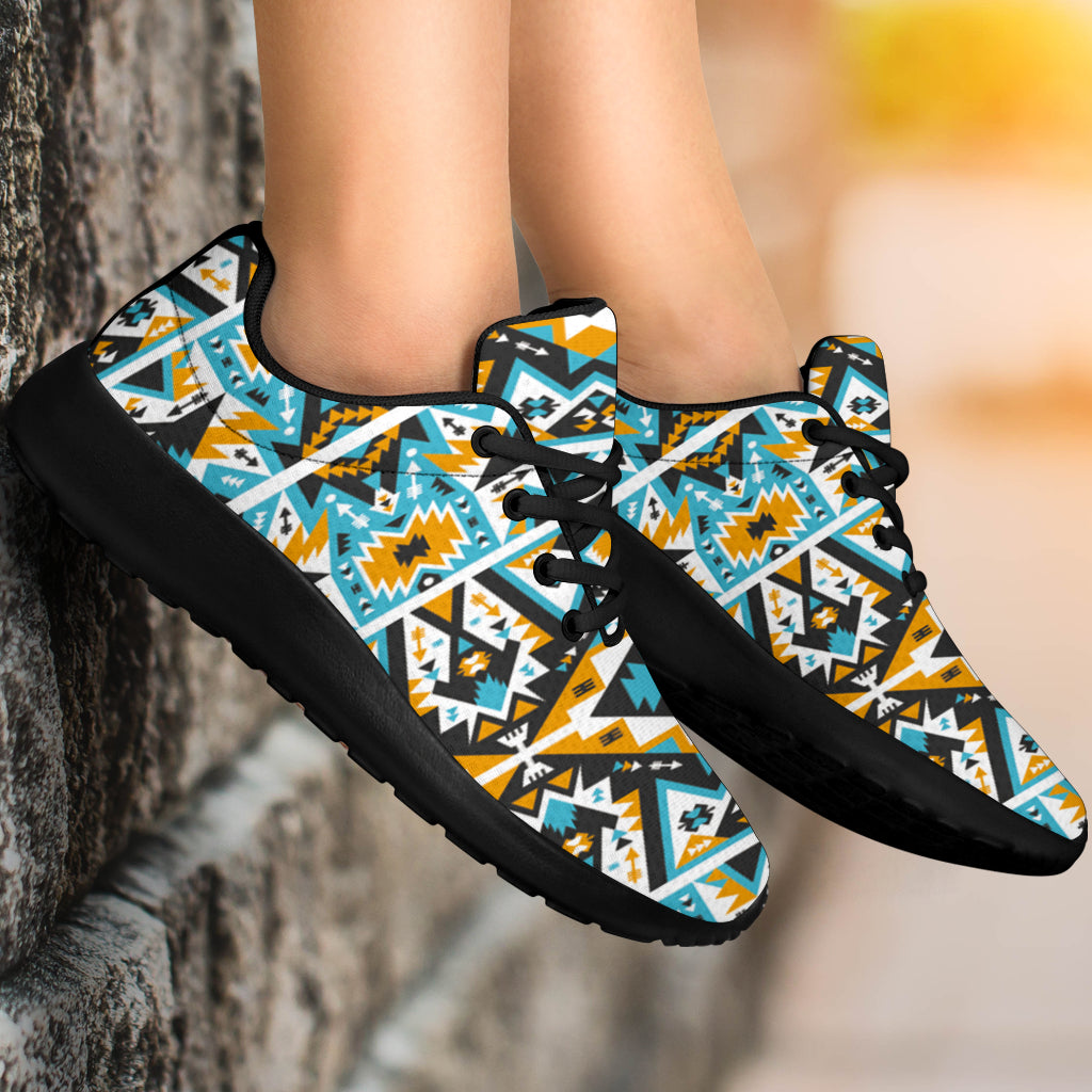 Native American Seamless Ethnic Pattern Sport Sneakers LT10