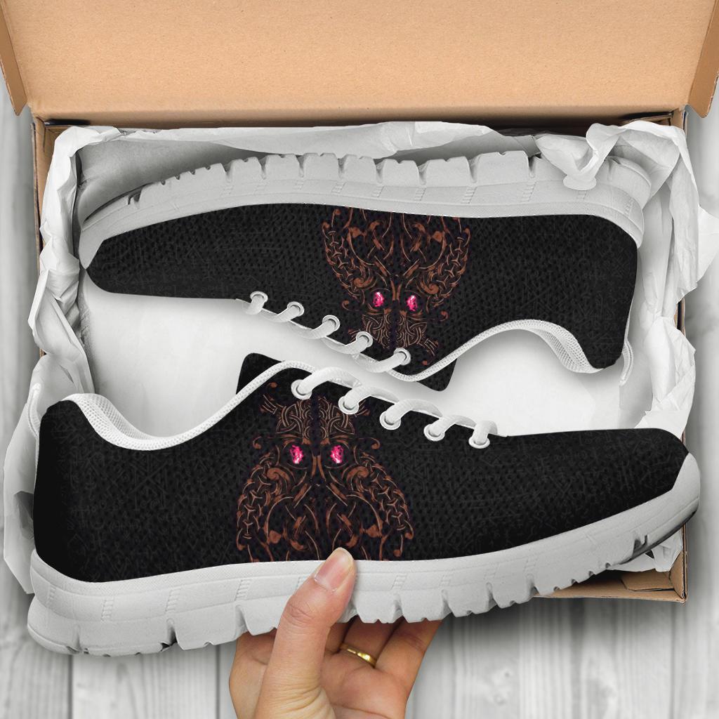Viking Sneakers, Odin God Furthark Tattoo Special RLT12