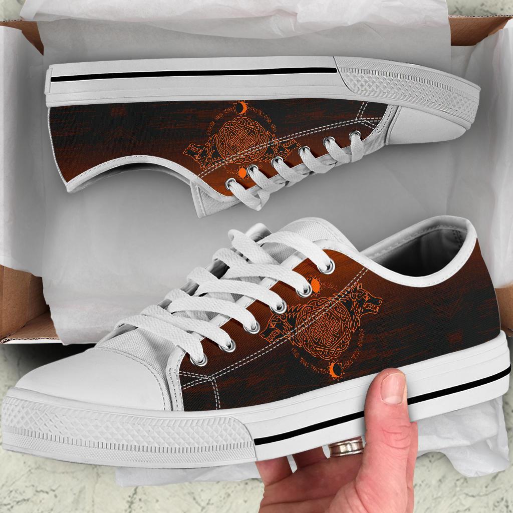 Viking Low Top Shoes, Skoll and Hati Orange RLT12