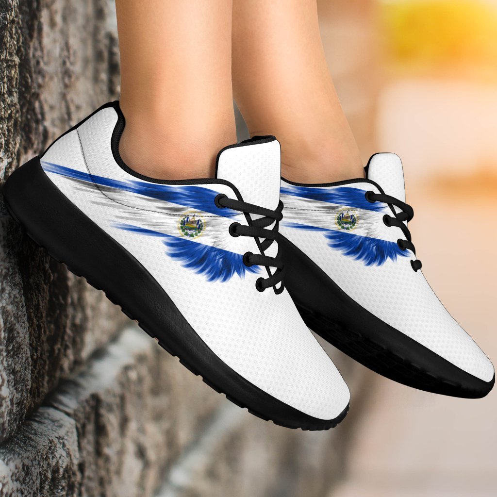 El Salvador Sneakers Wings Flag (Women's/Men's)
