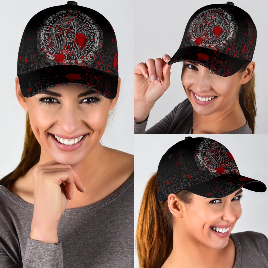 Viking Classic Cap Raven Celtic Tattoo Blood RLT12
