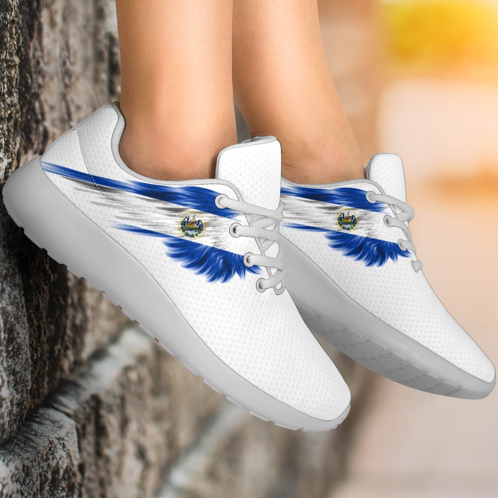 El Salvador Sneakers Wings Flag (Women's/Men's)