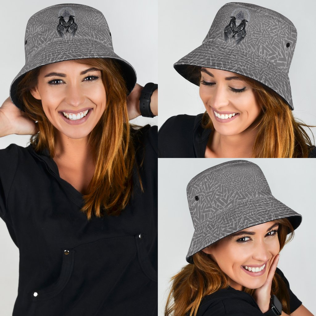 Viking Bucket Hat Raven Valknut RLT12